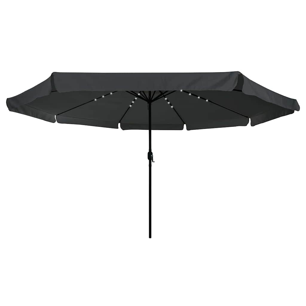 Vidaxl parasol de jardin anthracite 395 x 395 x 245 cm polyester