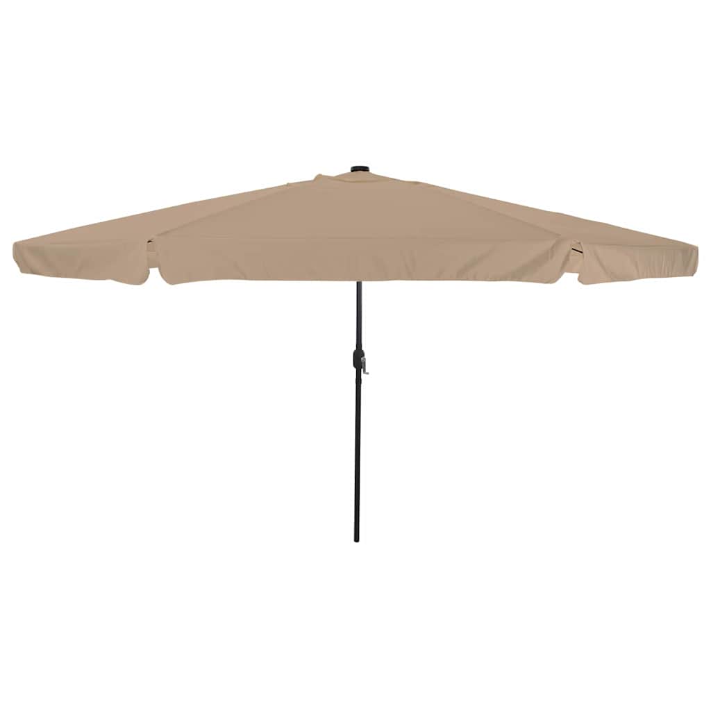 Vidaxx parasol de jardin taupe 395 x 395 x 245 cm polyester