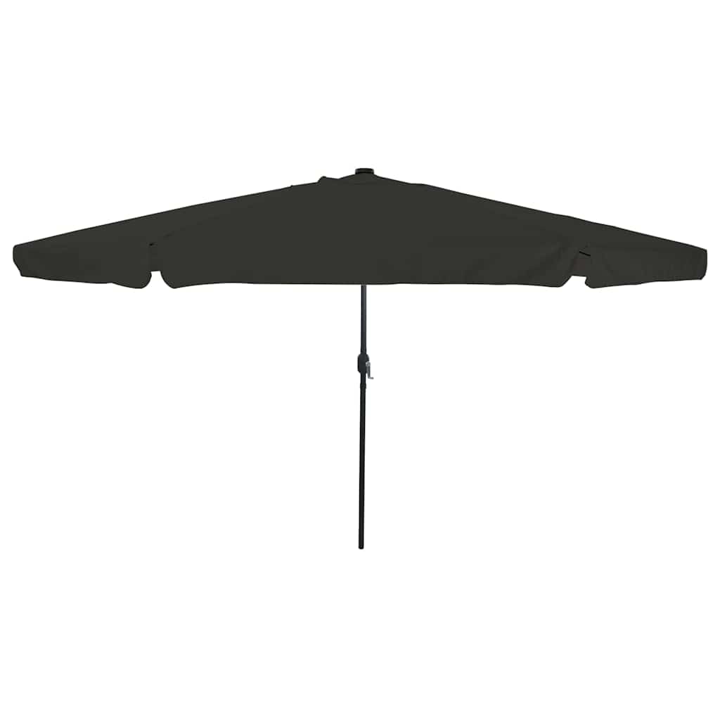 Vidaxx parasol de jardin noir 395 x 395 x 245 cm polyester