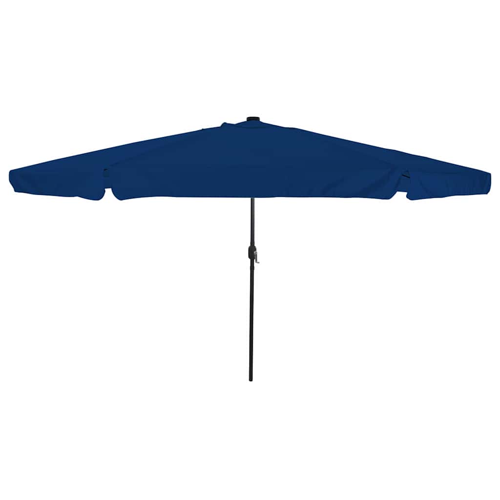 Vidaxxl parasol de jardin bleu azur 395 x 395 x 245 cm polyester
