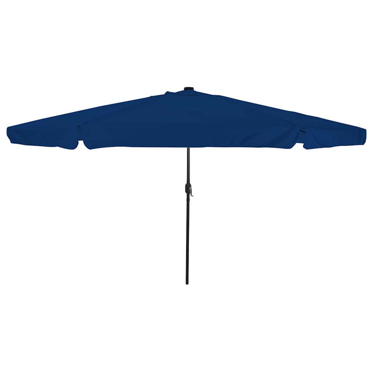Vidaxxl parasol de jardin bleu azur 395 x 395 x 245 cm polyester