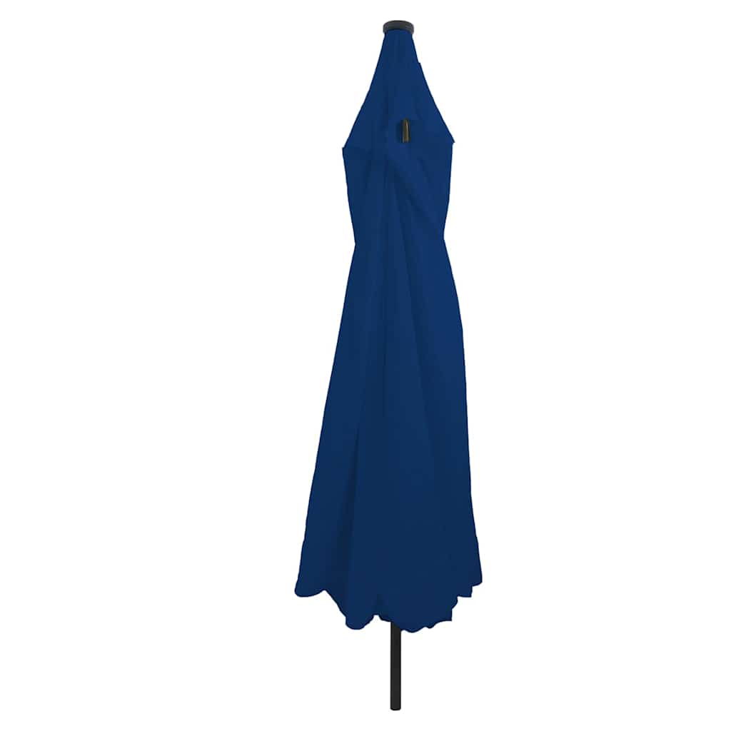 Vidaxxl parasol de jardin bleu azur 395 x 395 x 245 cm polyester