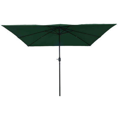 Vidaxxl parasol de jardin vert 295 x 295 x 245 cm polyester et acier