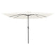 VidaXL parasol de jardin sable 295 x 295 x 245 cm polyester et acier