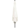 VidaXL parasol de jardin sable 295 x 295 x 245 cm polyester et acier