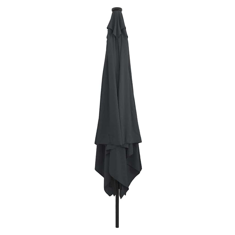 Vidaxxl parasol de jardin anthracite 295 x 295 x 245 cm polyester et acier