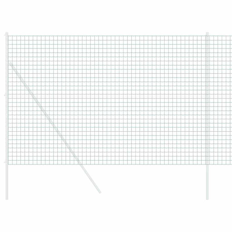 Vidaxx clôture euro vert 1,6 x 10 m fer enduit PVC
