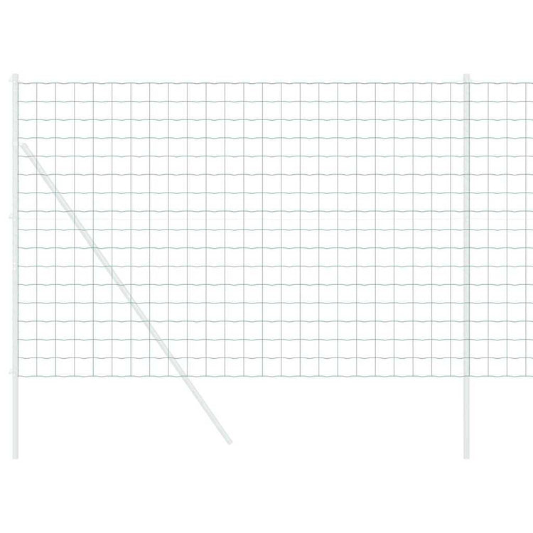 Vidaxx clôture euro vert 1,6 x 10m fer enduit PVC