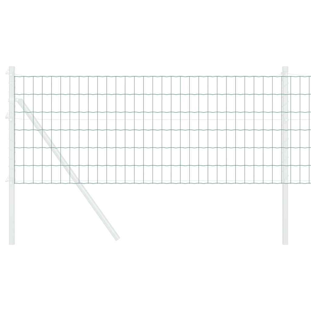 Vidaxx clôture euro vert 0,6 x 25 m fer enduit PVC