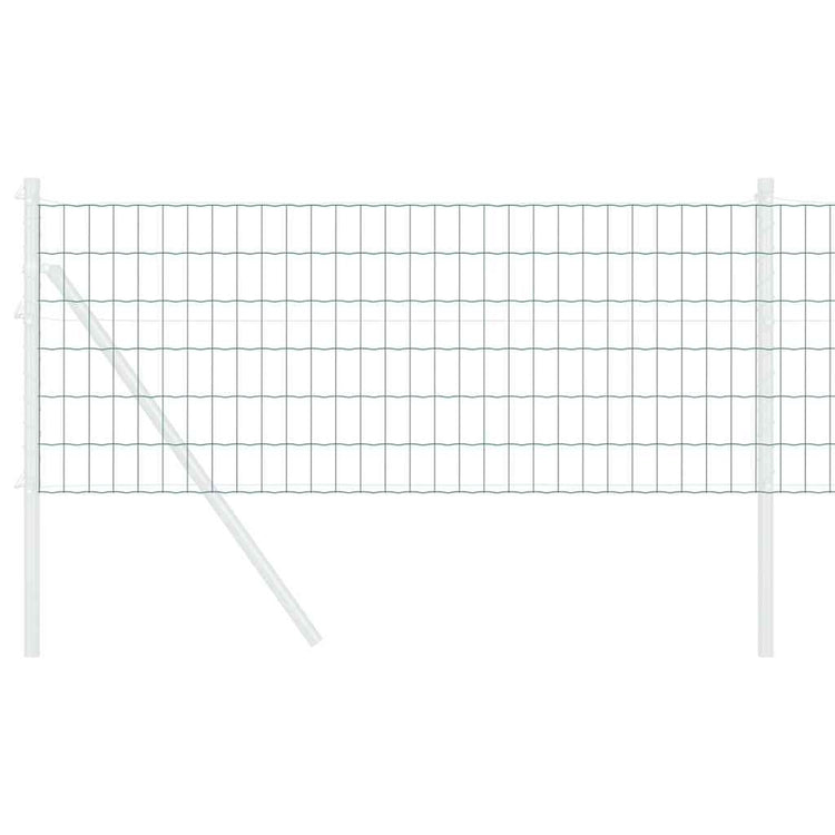 Vidaxx clôture euro vert 0,6 x 25 m fer enduit PVC