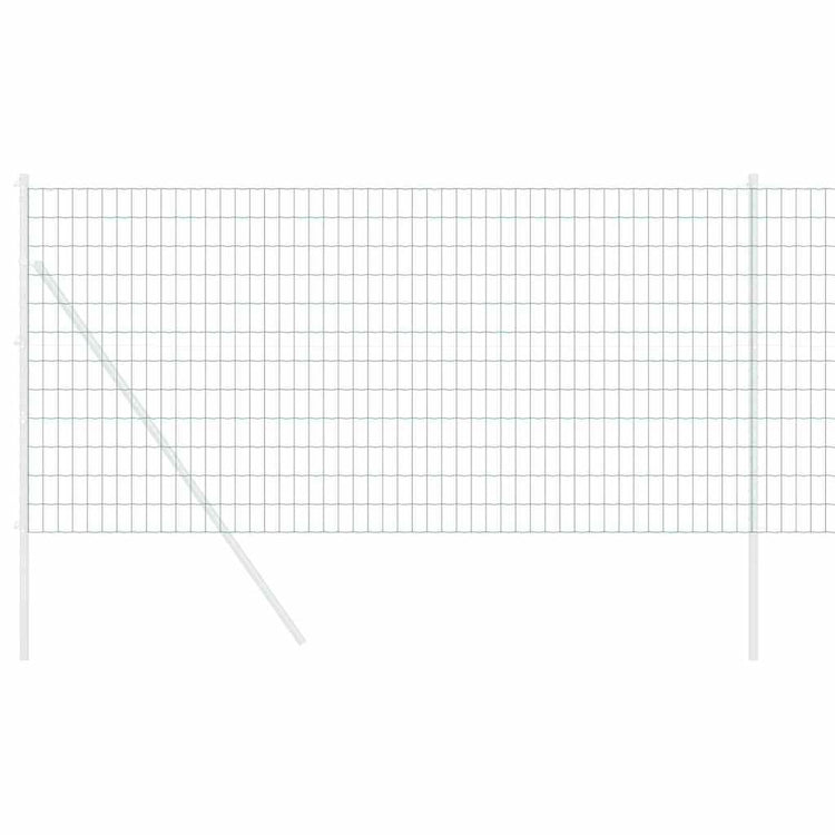 Vidaxx clôture euro vert 1,2 x 25 m fer enduit PVC