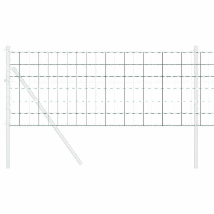 Vidaxx clôture euro vert 0,6 x 25 m fer enduit PVC