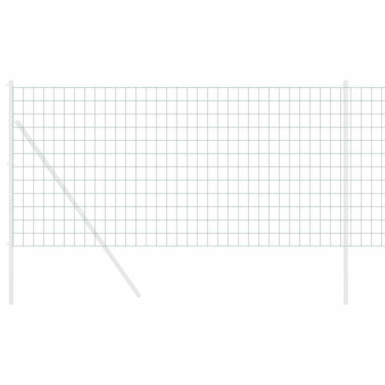 Vidaxx clôture euro vert 1,2 x 25 m fer enduit PVC