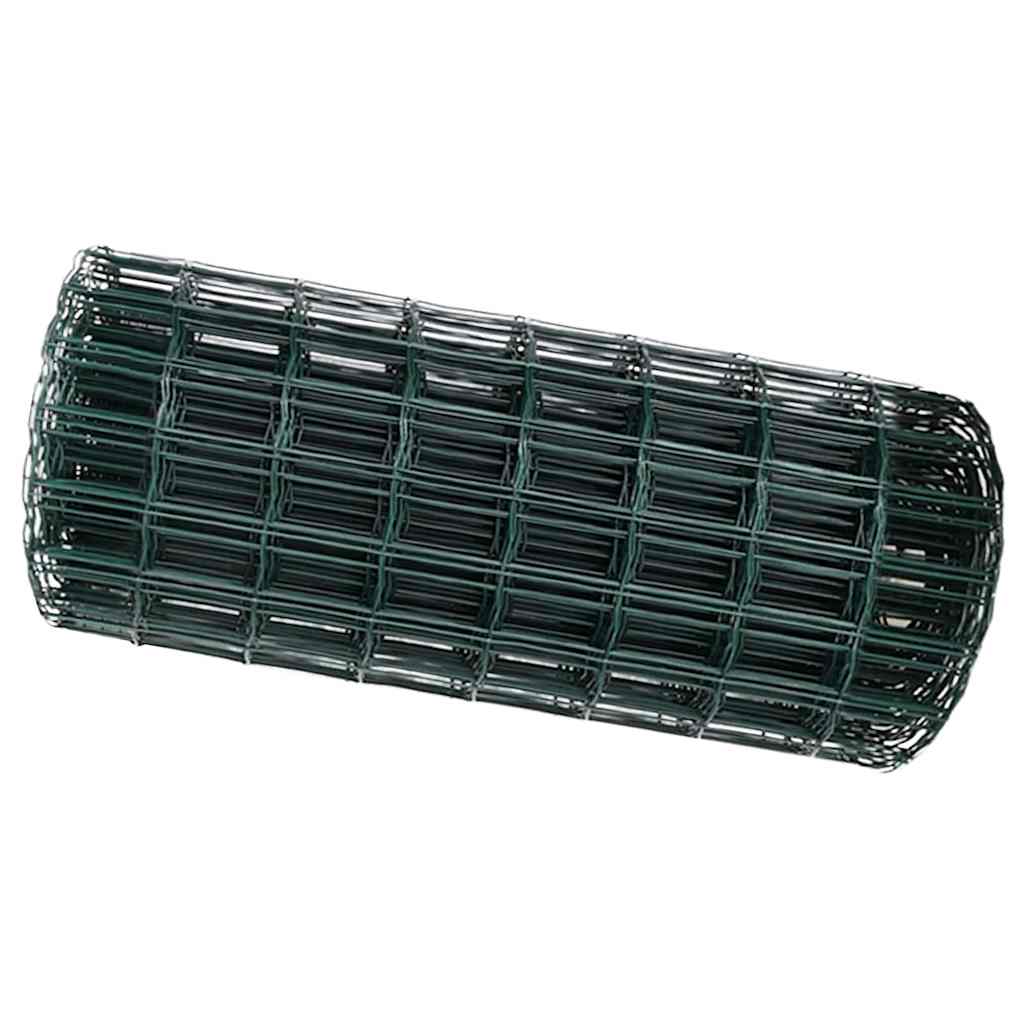 Vidaxx clôture euro vert 0,4 x 50 m fer recouvert de PVC