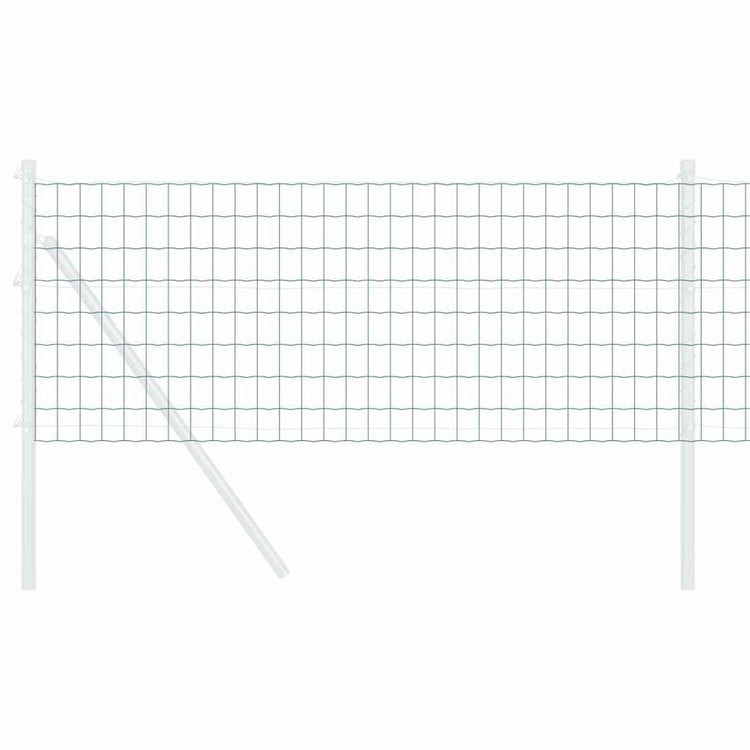 Vidaxx clôture euro vert 0,6 x 50 m fer enduit PVC