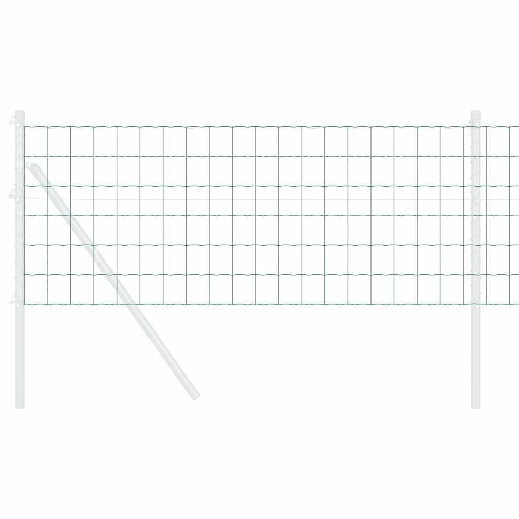 Vidaxx clôture euro vert 0,6 x 50 m fer enduit PVC