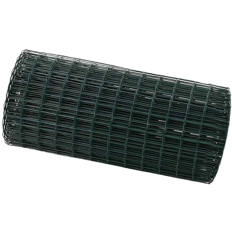 Vidaxx clôture euro vert 0,6 x 50 m fer enduit PVC