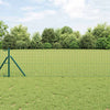 VidaXL clôture euro vert 0,4 x 10 m fer enduit de PVC