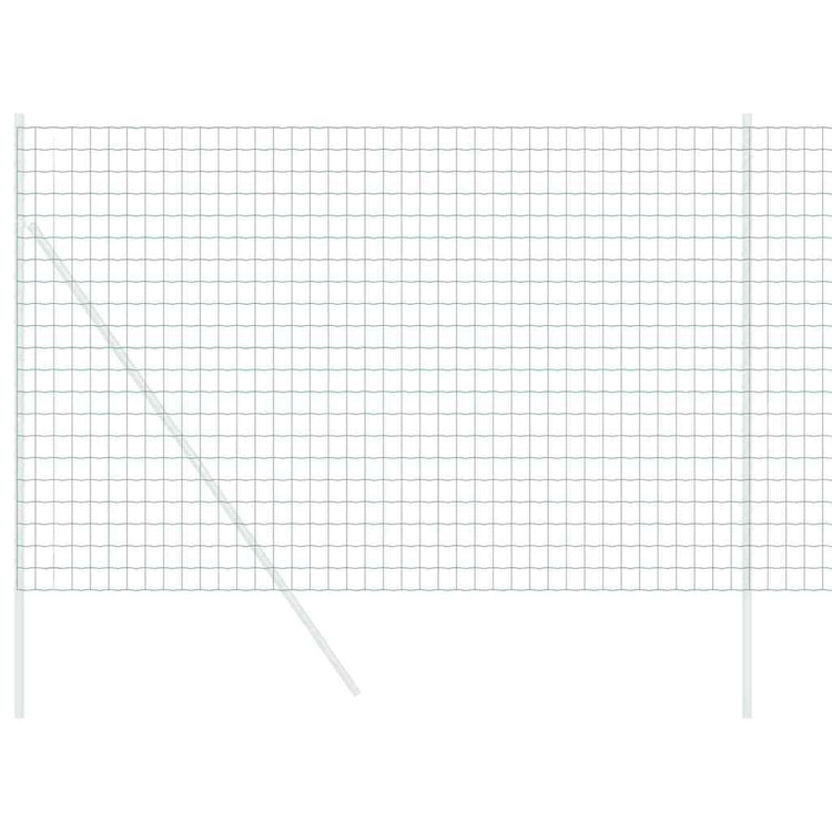 Vidaxx clôture euro vert 1,6 x 10 m fer enduit PVC