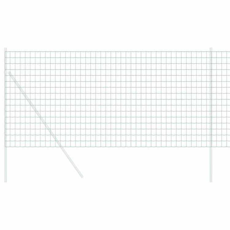 Vidaxx clôture euro vert 0,6 x 25 m fer enduit PVC