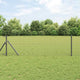 Vidaxx clôture euro gris 0,4 x 50 m fer enduit PVC