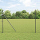 Vidaxx clôture euro noir 1,6 x 10 m fer enduit PVC