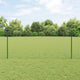 Vidaxl poteau de clôture 22 pcs vert 140 cm acier
