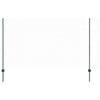 Vidaxl poteau de clôture 22 pcs vert 180 cm acier