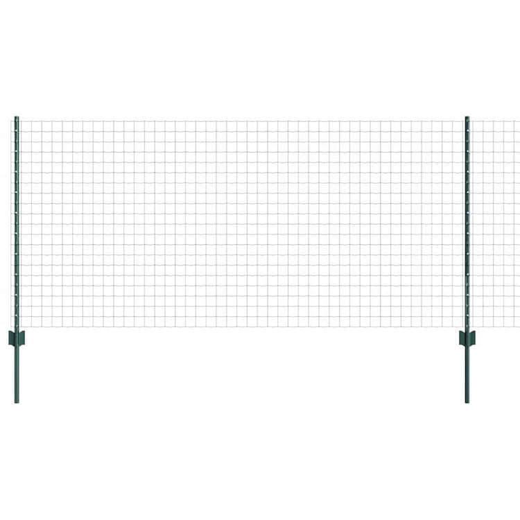 Clôture Vidaxxl avec poteau vert 1 x 25 m acier et PVC