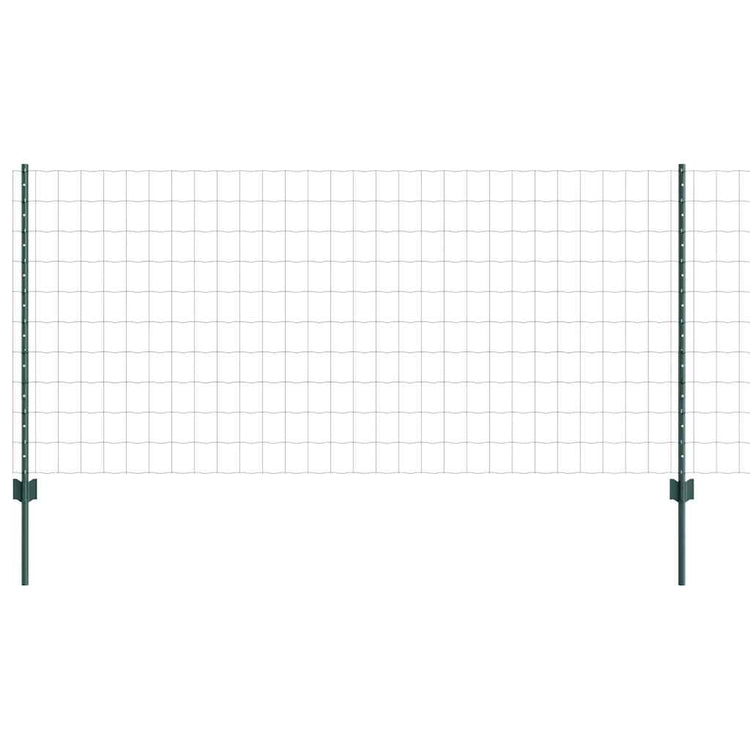 Clôture Vidaxxl avec poteau vert 1 x 25 m acier et PVC