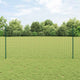 Clôture Vidaxl avec poteau vert 1,2 x 25 m acier et PVC