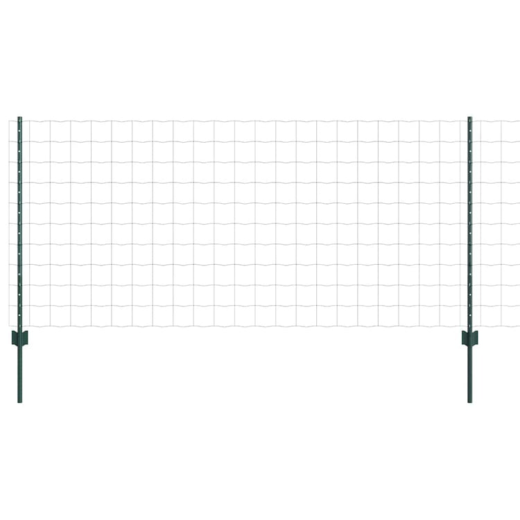Clôture Vidaxxl avec poteau vert 1 x 25 m en acier