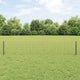 Clôture Vidaxl avec poteau gris 0,4 x 10 m acier et PVC