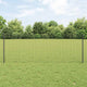 Clôture Vidaxl avec poteau gris 0,8 x 25 m acier et PVC