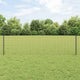 Clôture Vidaxl avec poteau gris 0,6 x 25 m acier et PVC