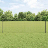 Clôture Vidaxl avec poteau gris 0,6 x 25 m acier et PVC - afbeelding 1