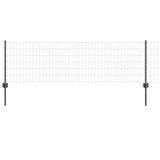 Clôture Vidaxl avec poteau gris 0,6 x 25 m acier et PVC - afbeelding 2