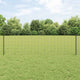 Clôture Vidaxl avec poteau gris 0,6 x 25 m acier et PVC