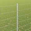 Clôture Vidaxxl avec poteau argent 1,6 x 10 m en acier