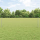 Clôture Vidaxxl avec poteau argent 0,6 x 25 m en acier