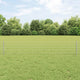 Clôture Vidaxxl avec poteau argent 0,4 x 25 m en acier