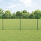Clôture Vidaxxl avec poteau vert 1,2 x 10 m acier et PVC