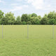 Clôture Vidaxxl avec poteau argent 0,6 x 10 m en acier