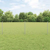 Clôture Vidaxxl avec poteau argent 0,6 x 25 m en acier