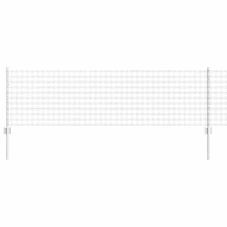Clôture Vidaxxl avec poteau argent 0,6 x 10 m en acier