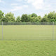 Clôture Vidaxxl avec poteau argent 0,8 x 25 m en acier