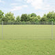 Clôture Vidaxxl avec poteau argent 0,8 x 25 m en acier