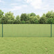 Clôture Vidaxxl avec poteau vert 0,6 x 10 m acier et PVC
