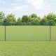 Clôture Vidaxxl avec poteau vert 1 x 10 m en acier
