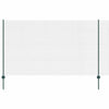 Clôture Vidaxxl avec poteau vert 1,4 x 10 m acier et PVC
